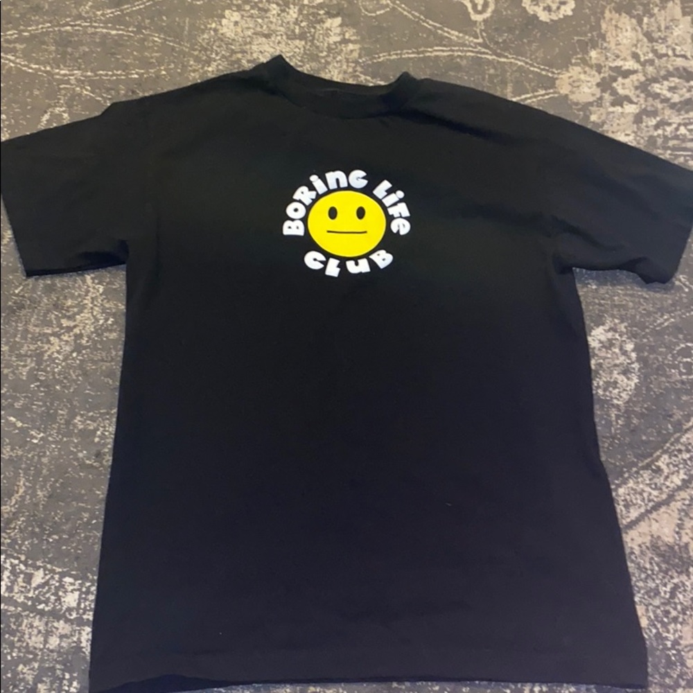 Black T-shirt “ BORING LIFE CLUB”